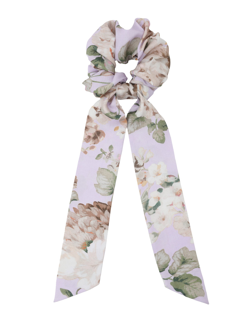 Printed Silk Scrunchie
