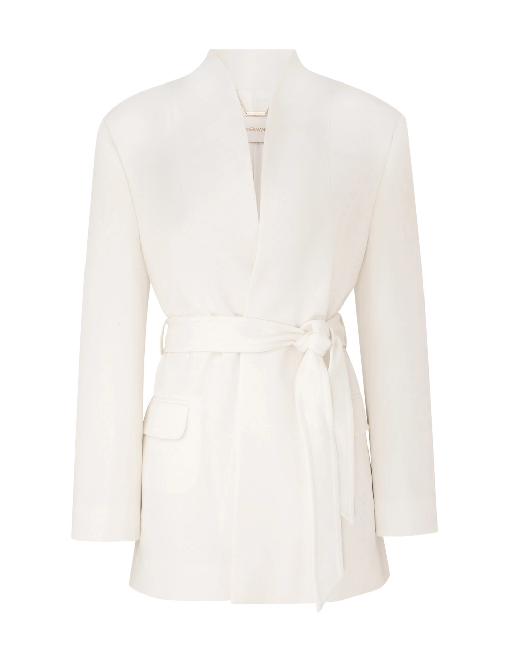 Crush Belted Blazer