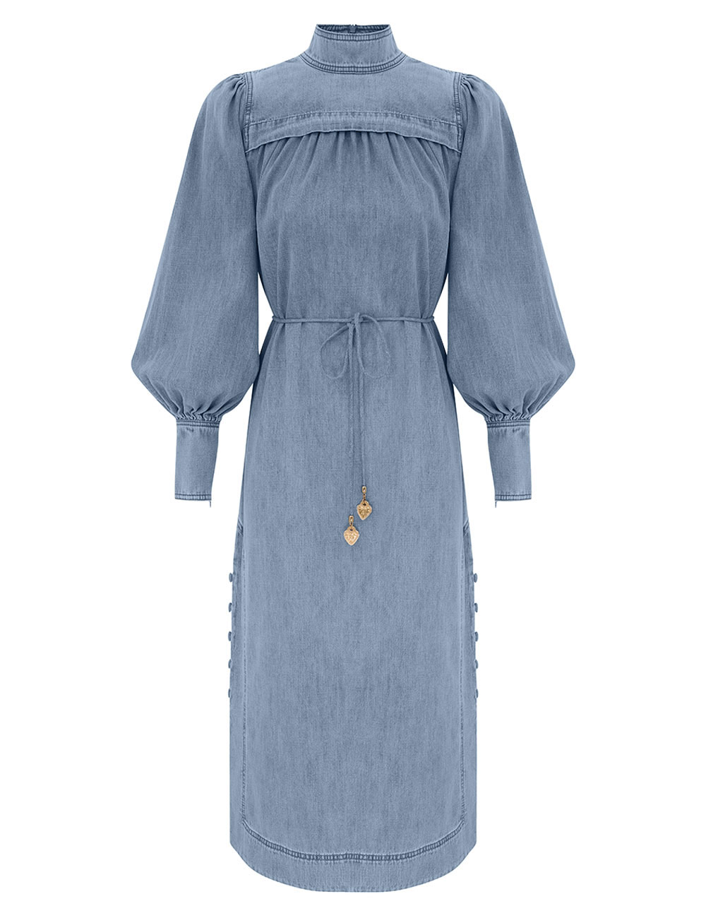 Crush Denim Midi Dress