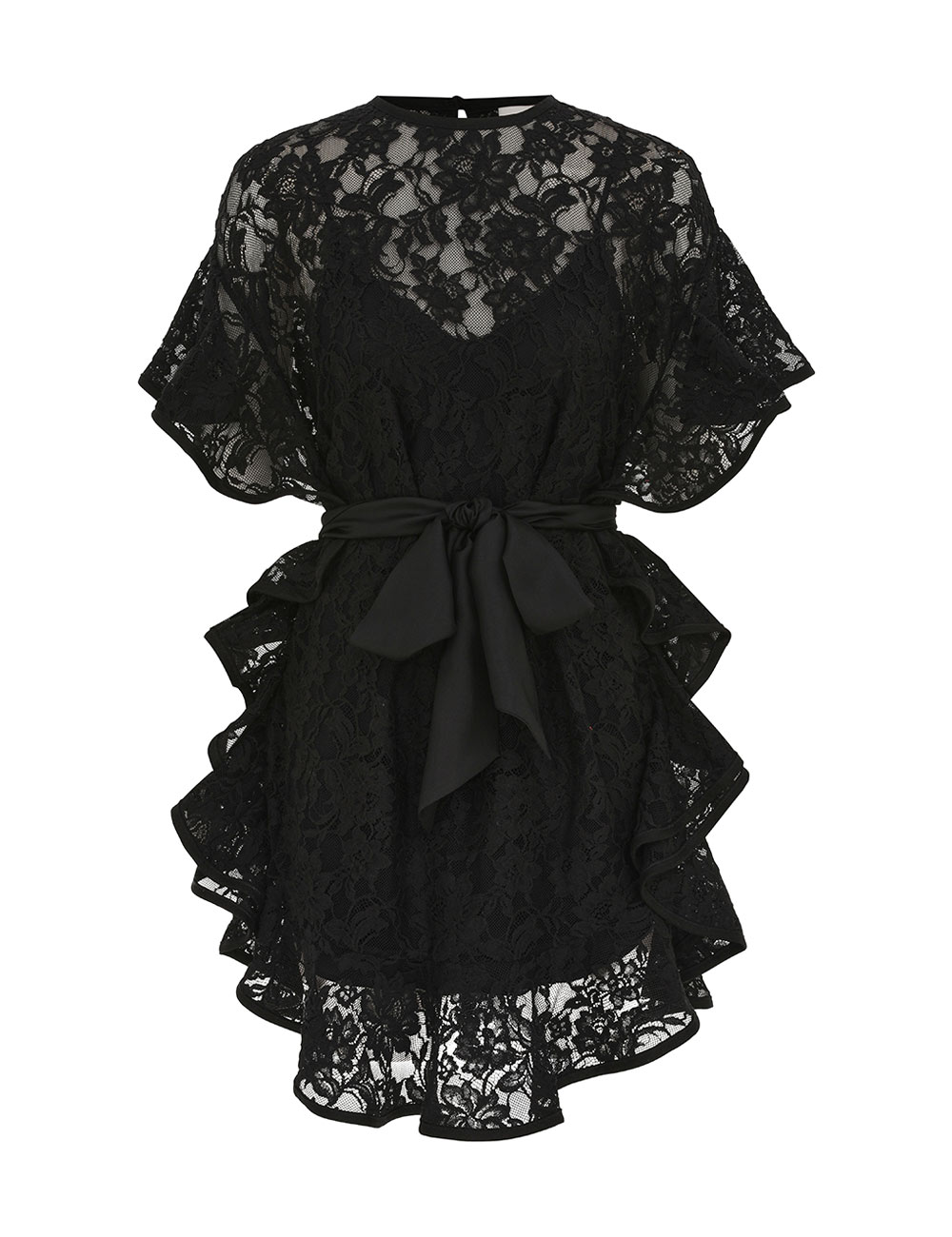 Crush Lace Frill Tunic