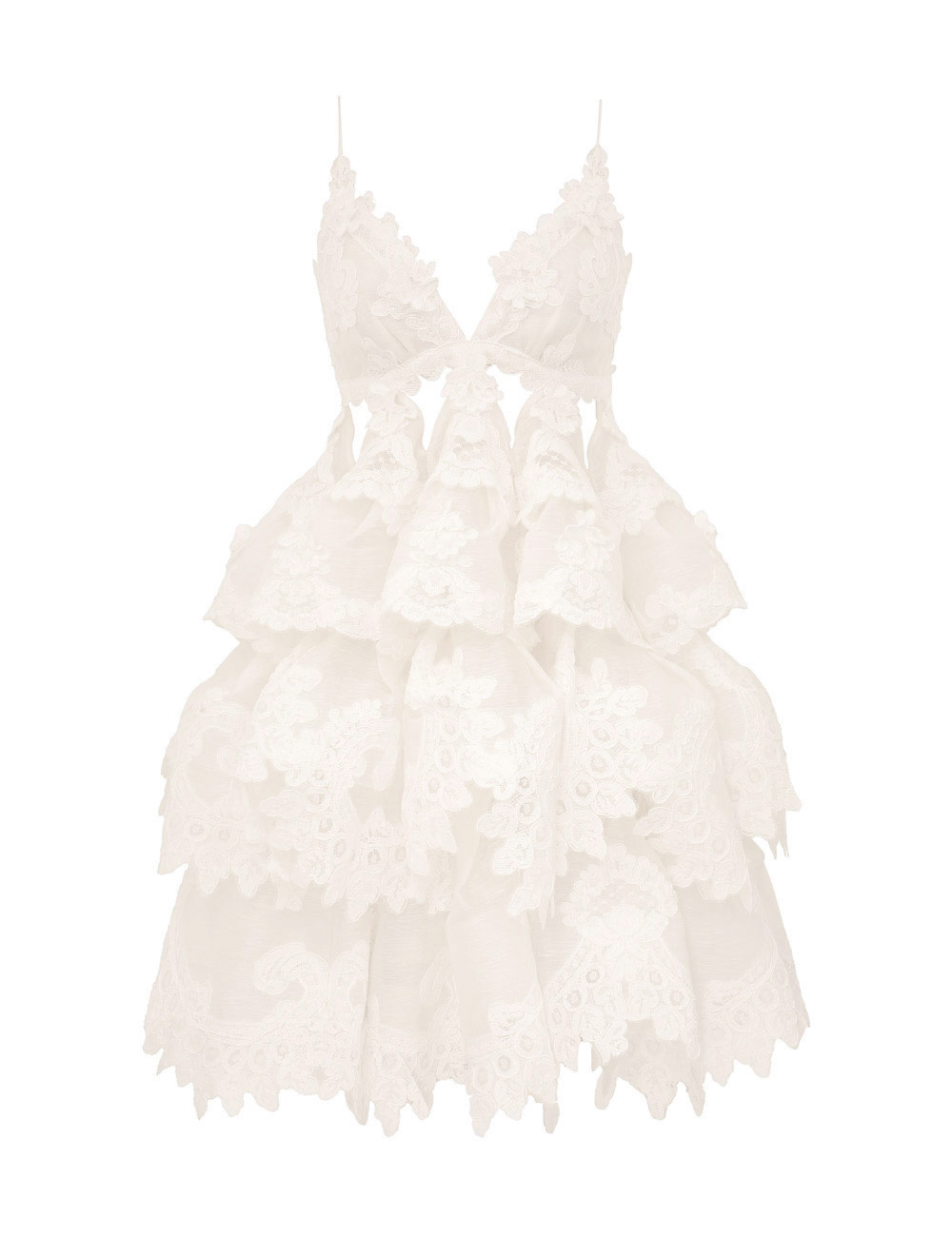 Crush Tiered Lace Dress