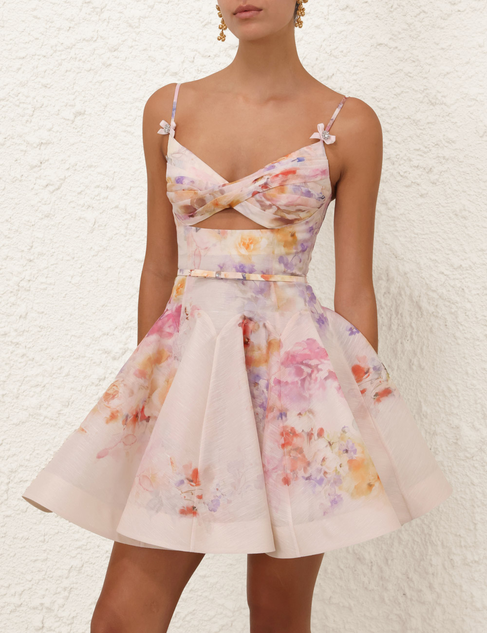 Crush Twist Front Mini Dress 3 Crush Twist Front Mini Dress