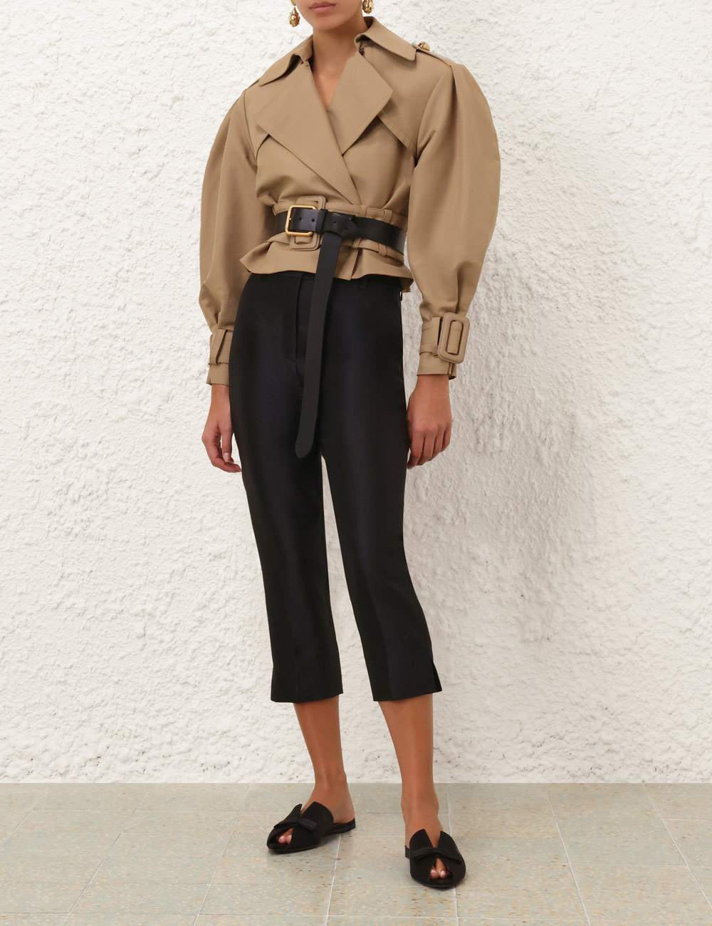 Crush Cropped Slim Pant 3 Crush Cropped Slim Pant