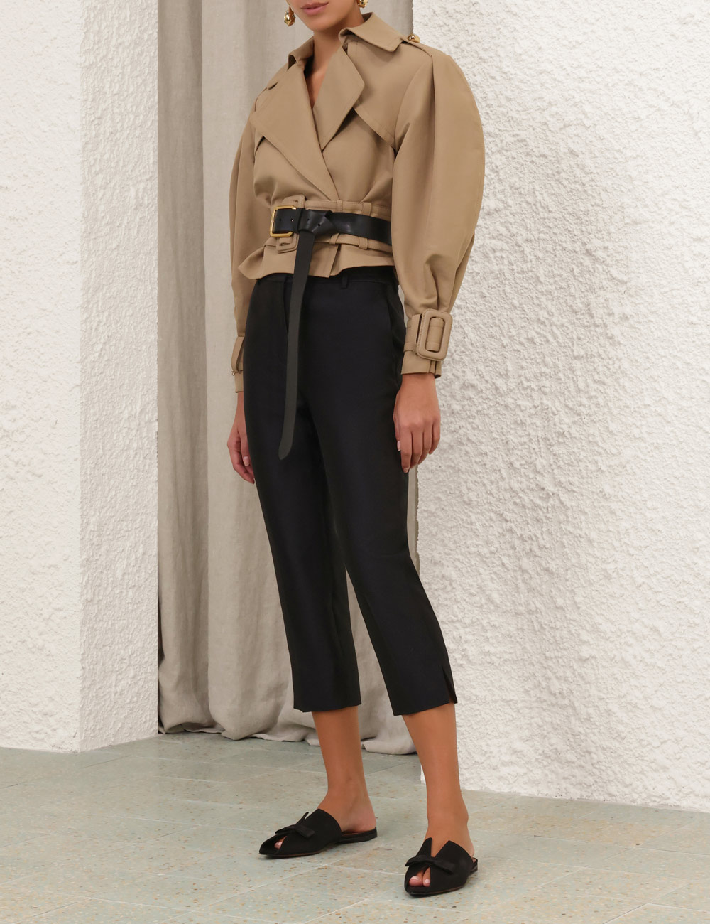 Crush Cropped Slim Pant 4 Crush Cropped Slim Pant