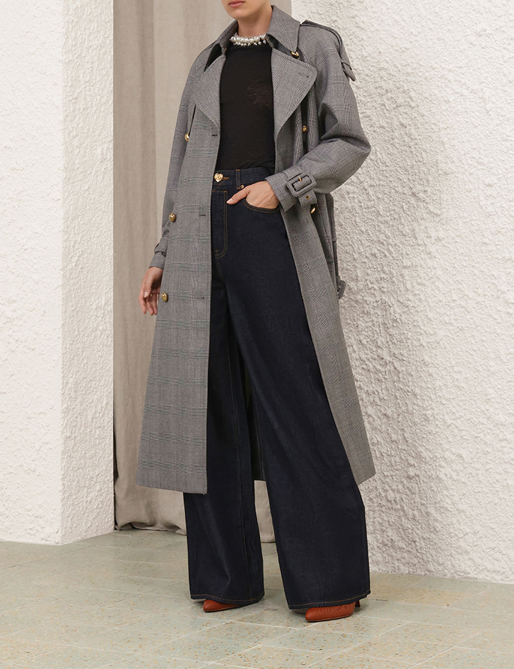 Check Trench Coat 9 Check Trench Coat