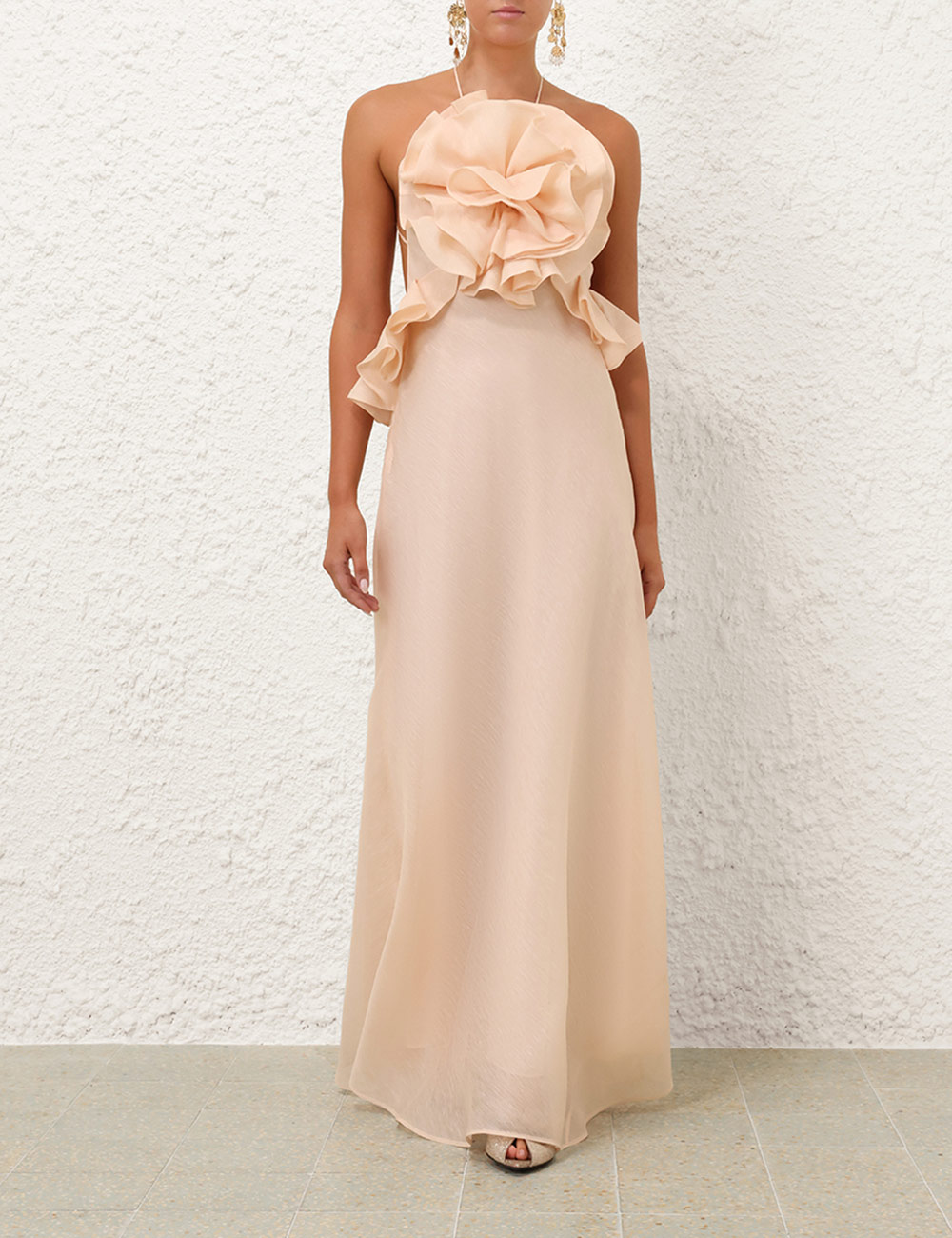 Crush Ruffle Halter Maxi Dress 3 Crush Ruffle Halter Maxi Dress