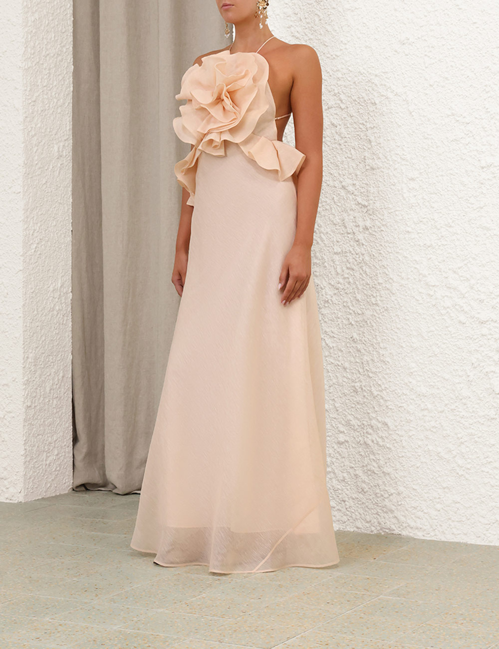 Crush Ruffle Halter Maxi Dress 4 Crush Ruffle Halter Maxi Dress