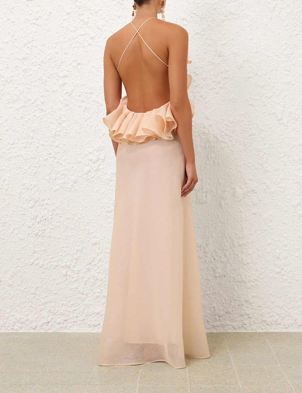 Crush Ruffle Halter Maxi Dress 5 Crush Ruffle Halter Maxi Dress