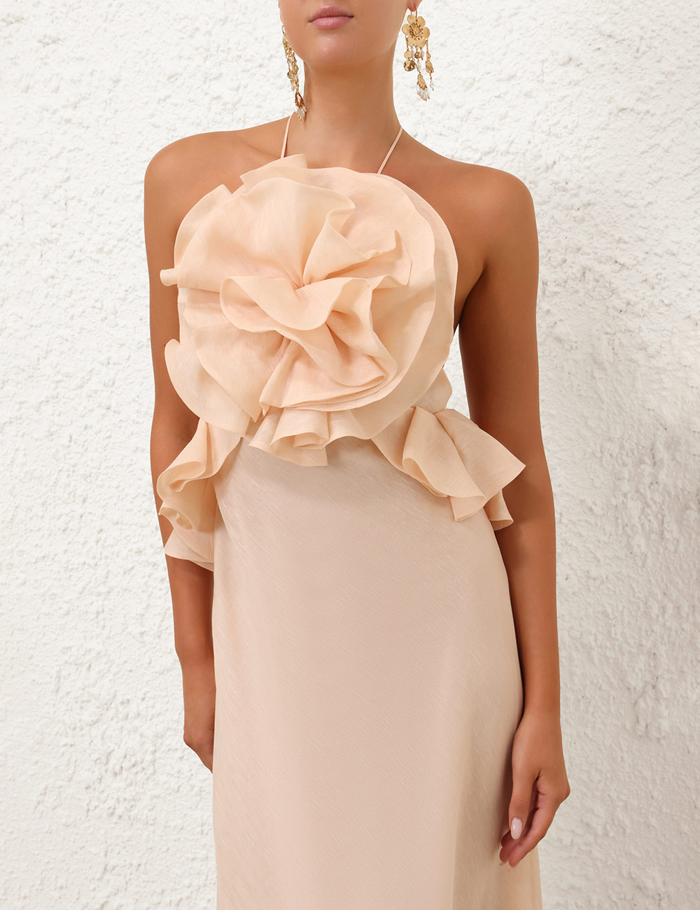 Crush Ruffle Halter Maxi Dress 6 Crush Ruffle Halter Maxi Dress