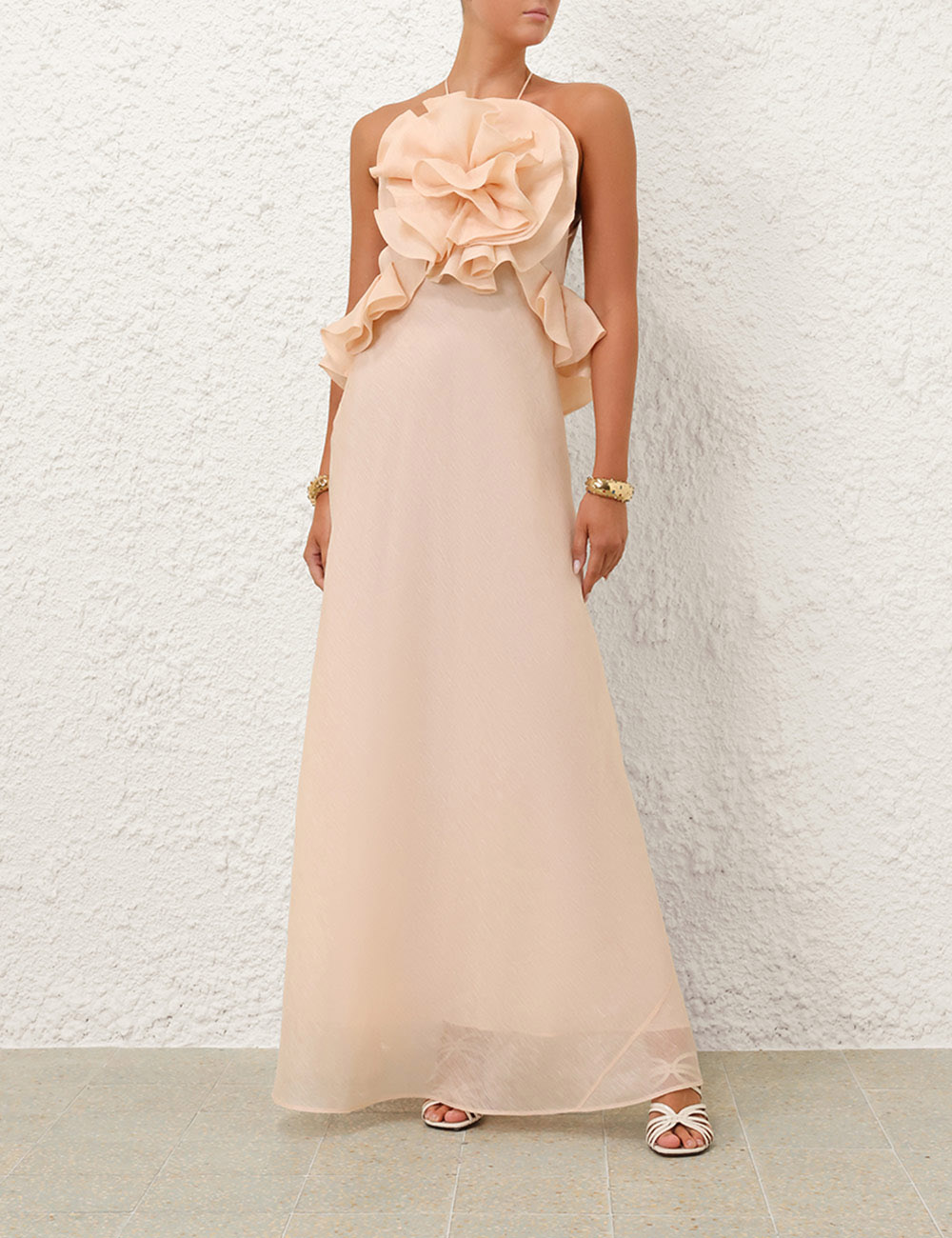 Crush Ruffle Halter Maxi Dress 8 Crush Ruffle Halter Maxi Dress