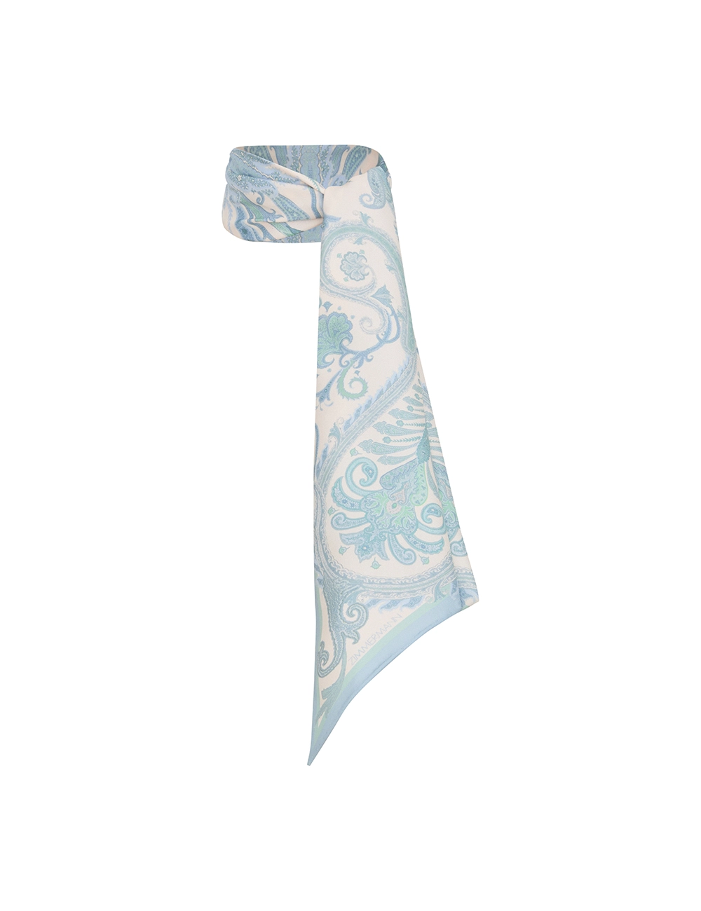 Printed Silk Neck Scarf