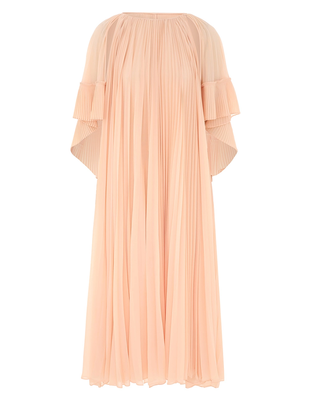 Illuminate Pleated Cape Maxi