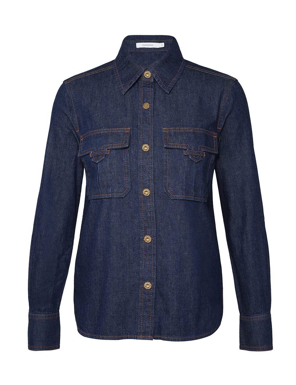 Fitted Denim Shirt