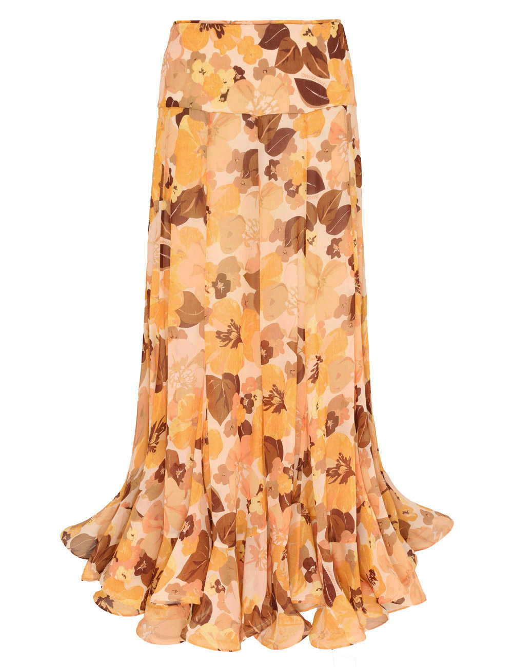 Balance Flutter Midi Skirt
