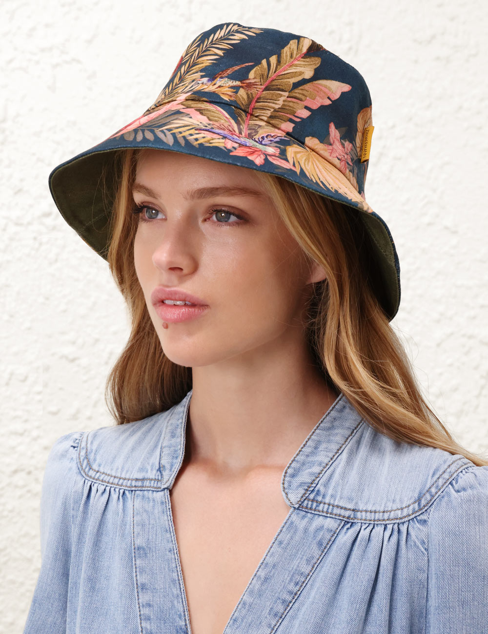 Printed Canvas Bucket Hat 3 Printed Canvas Bucket Hat