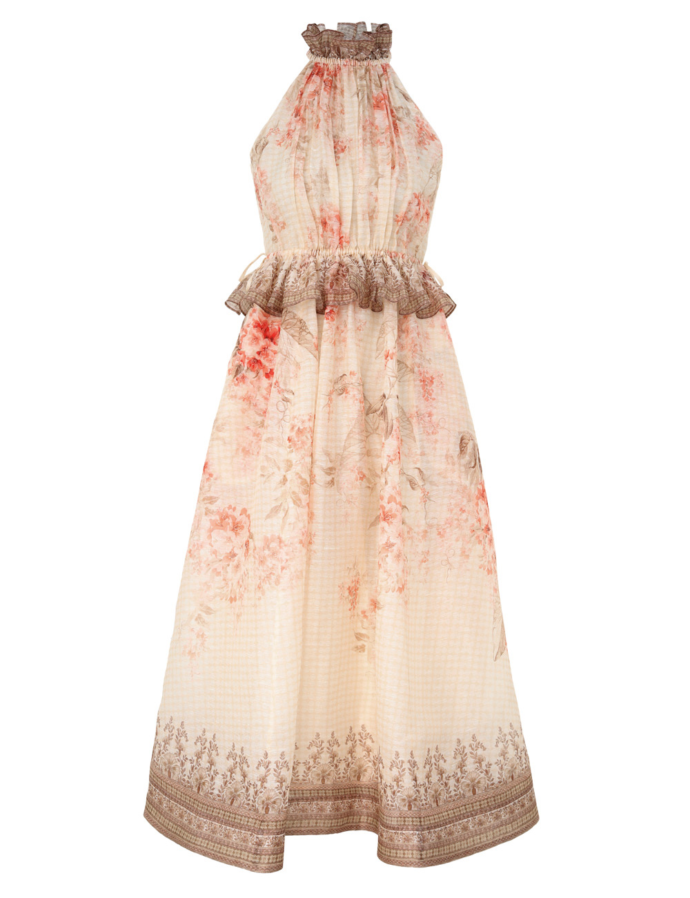 Illuminate Halter Midi Dress