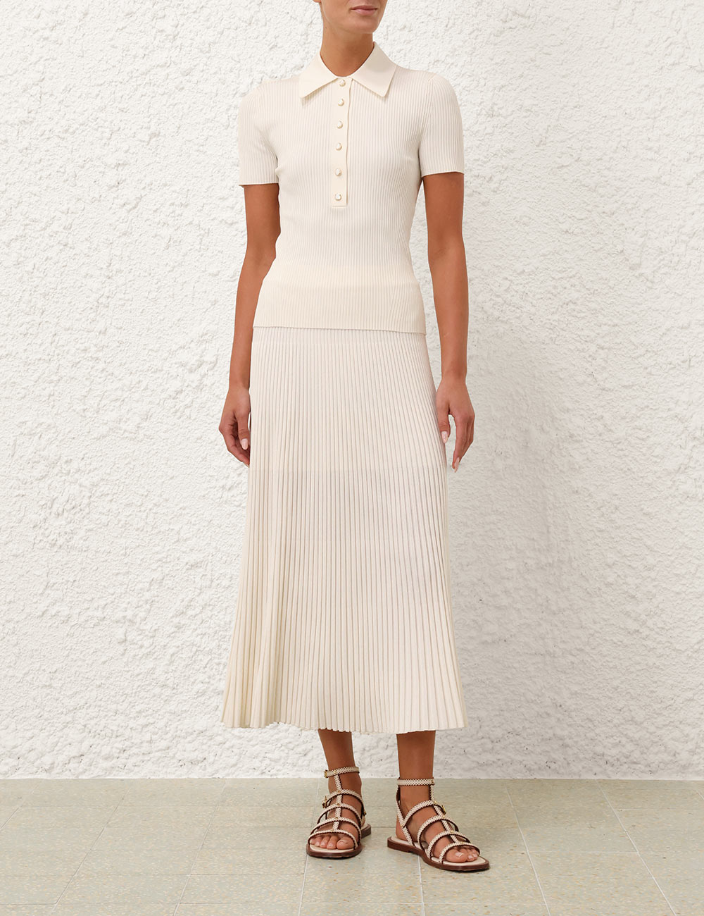 Pleated Midi Skirt 3 Pleated Midi Skirt