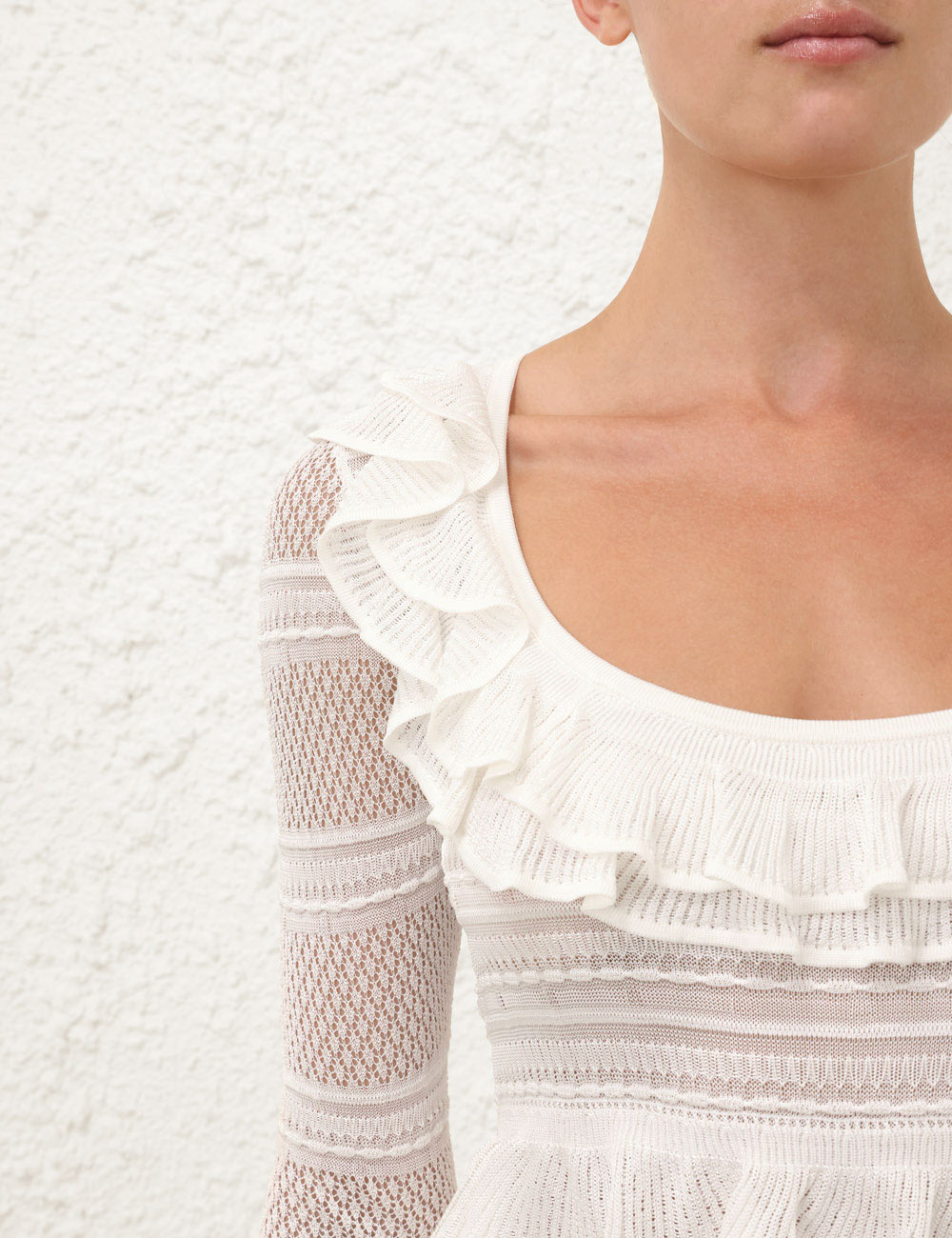 Illuminate Lace Frill Top 6 Illuminate Lace Frill Top