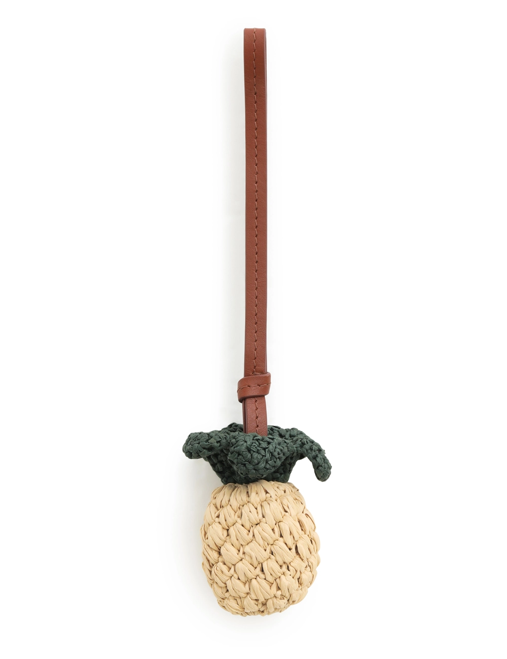 Pineapple Raffia Bag Charm