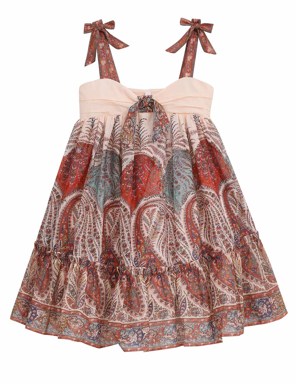 Rhiannon Kids Tie Front Dress