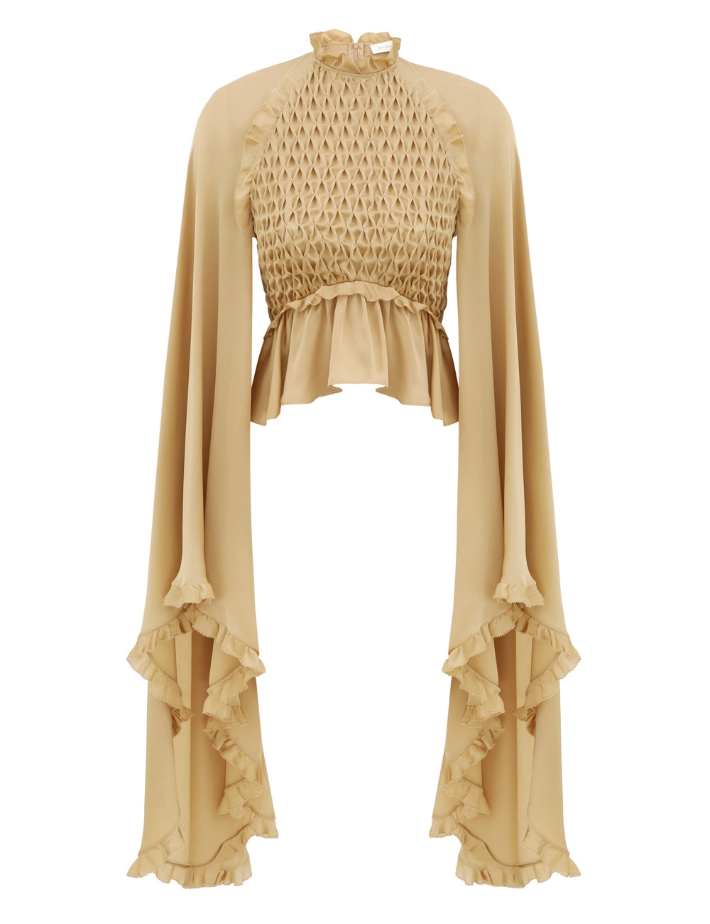 Hypnotic Smocked Satin Bodice
