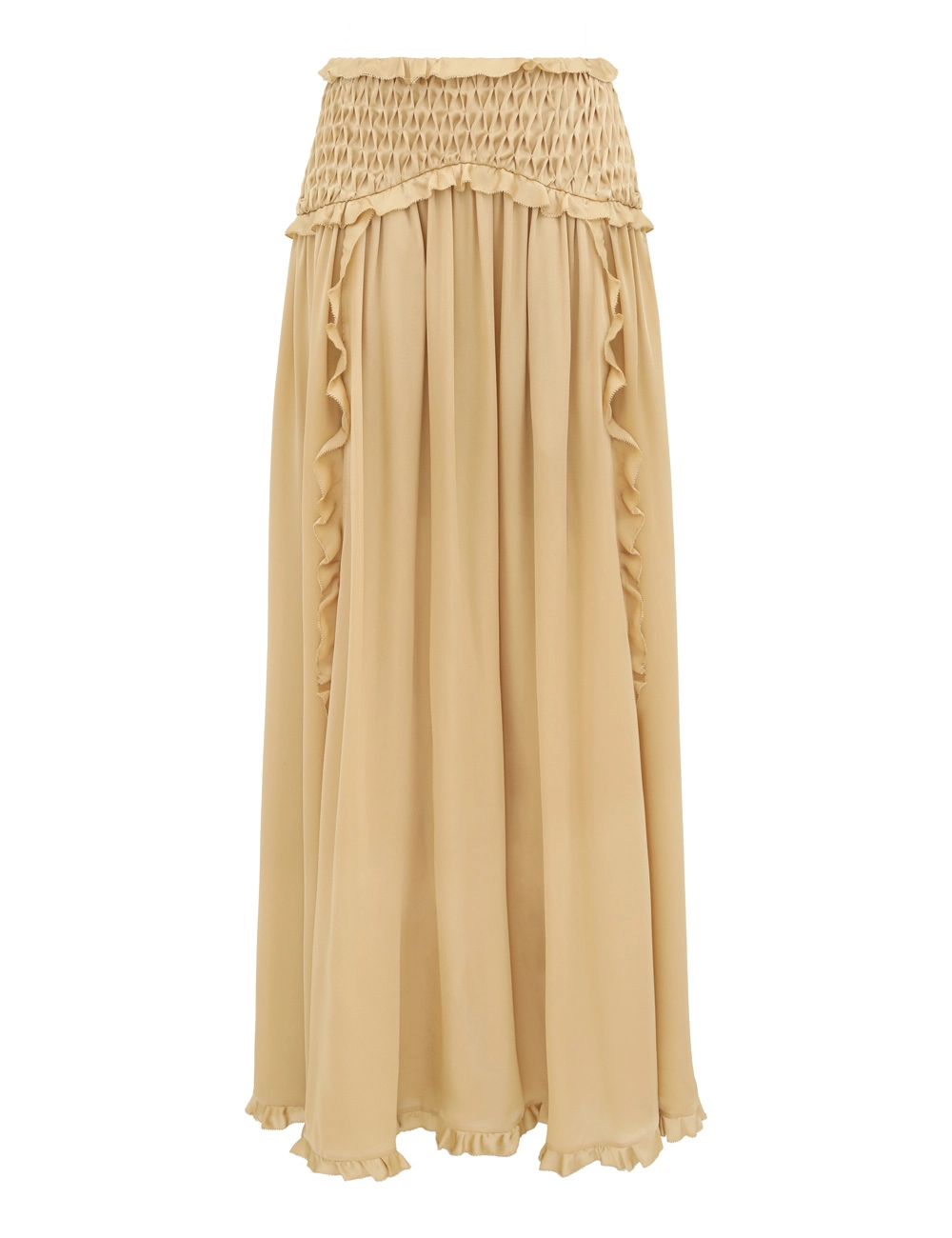 Hypnotic Satin Maxi Skirt