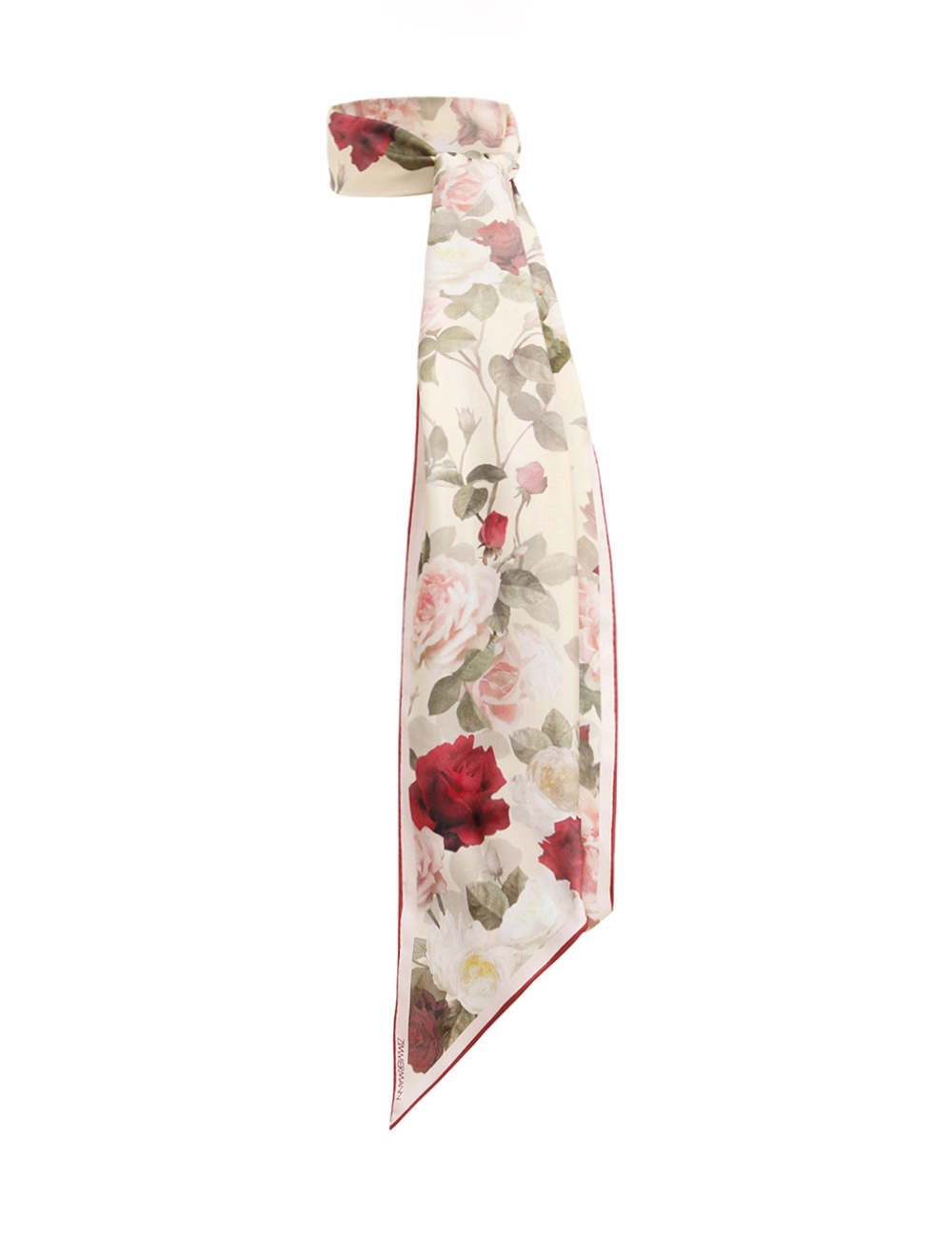Printed Silk Neck Scarf