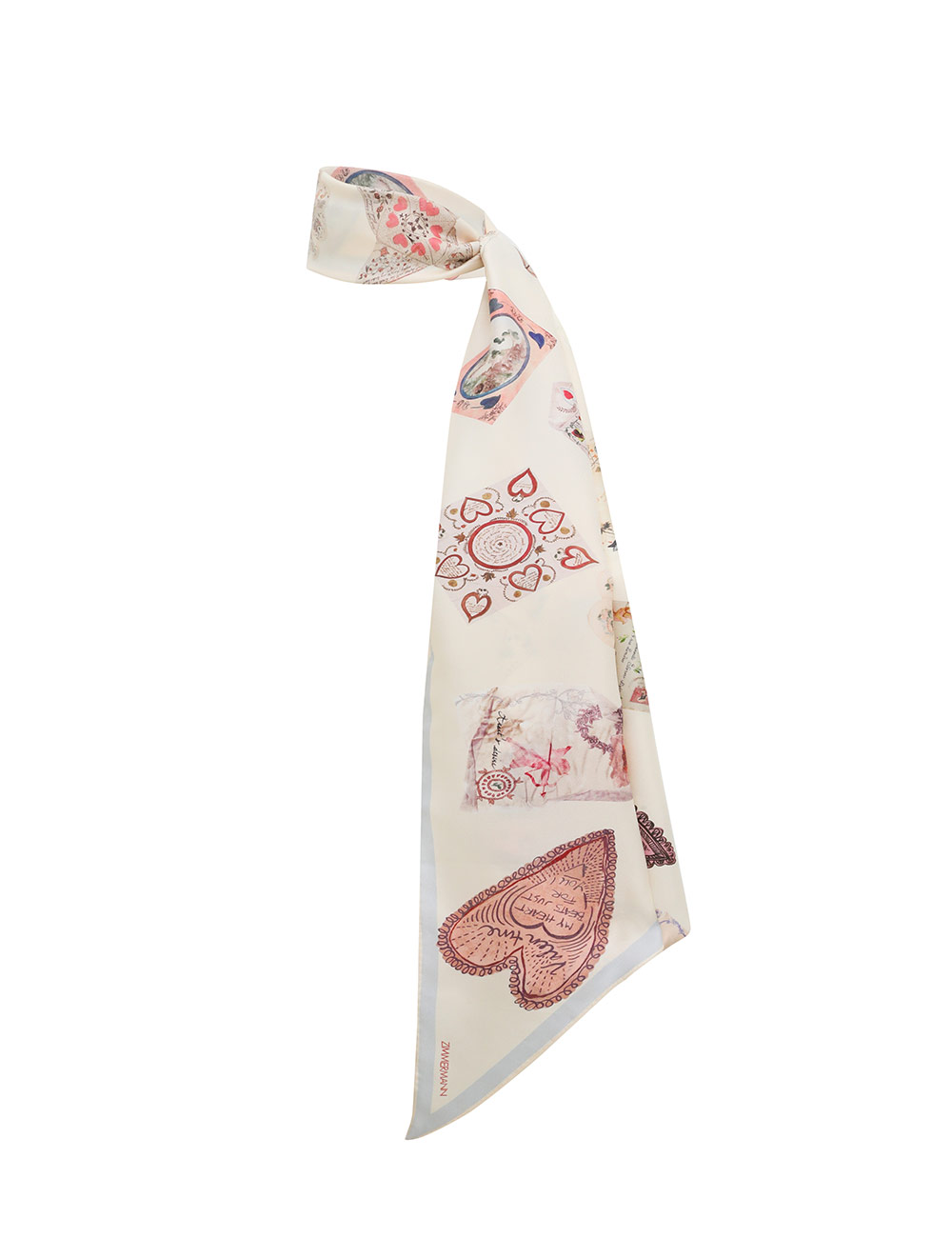 Printed Silk Neck Scarf