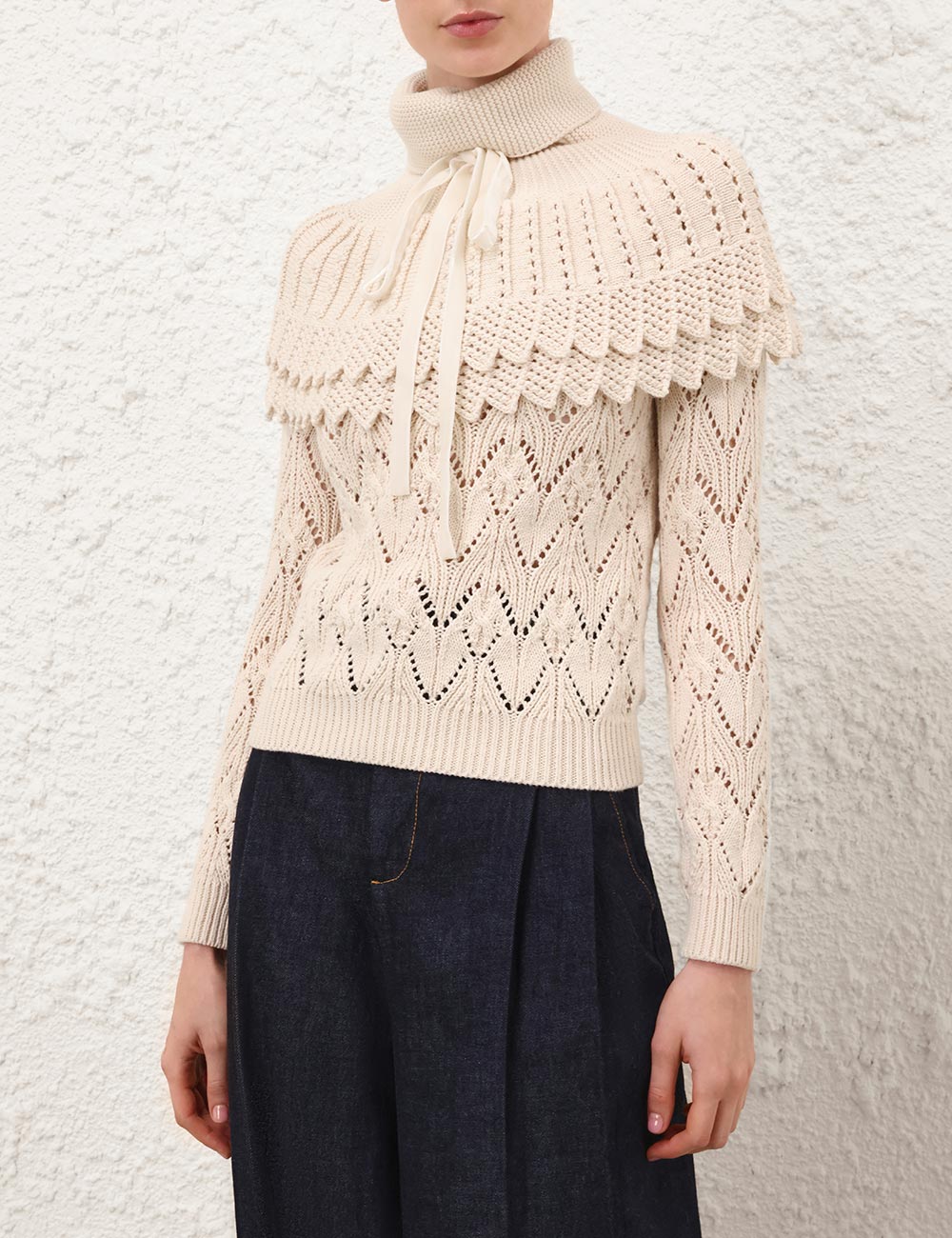 Hypnotic Ruffle Collar Sweater 3 Hypnotic Ruffle Collar Sweater