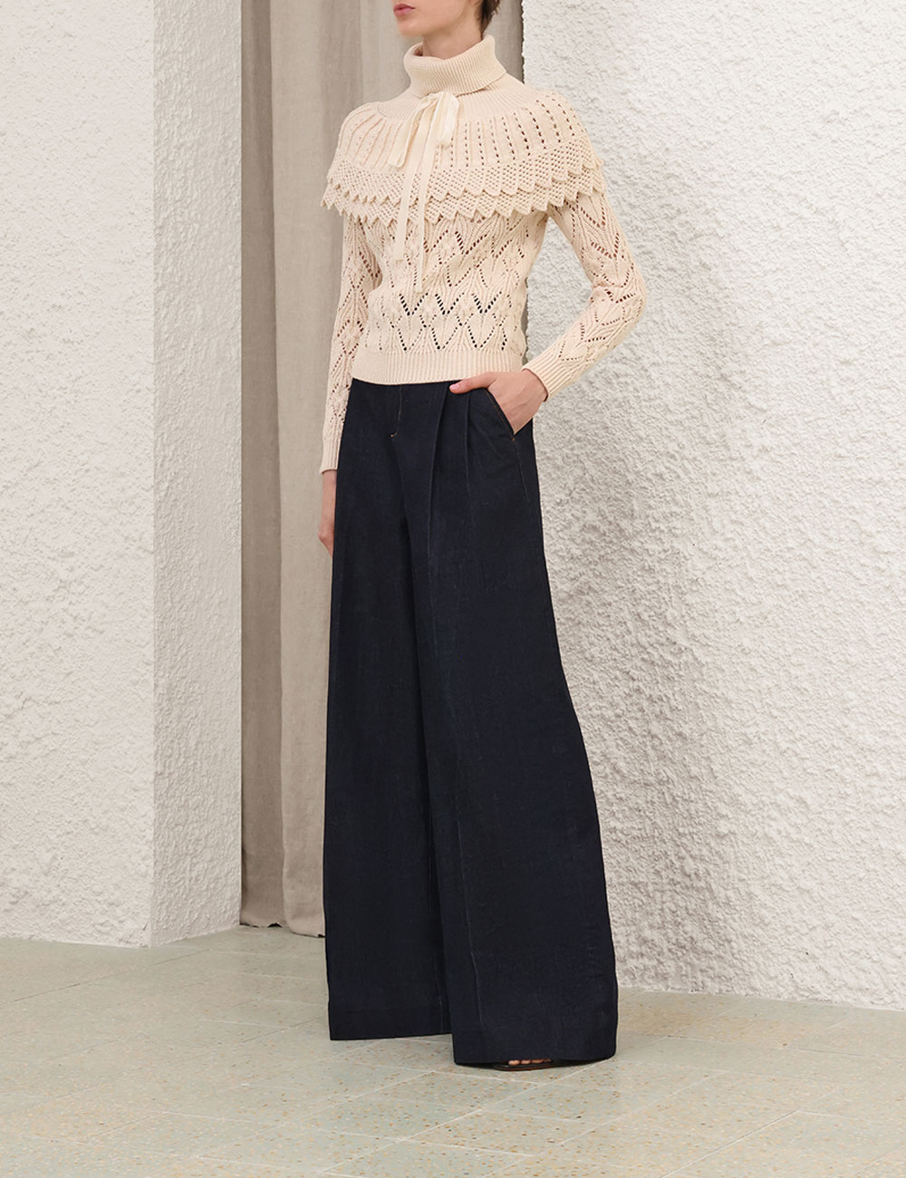 Hypnotic Ruffle Collar Sweater 4 Hypnotic Ruffle Collar Sweater