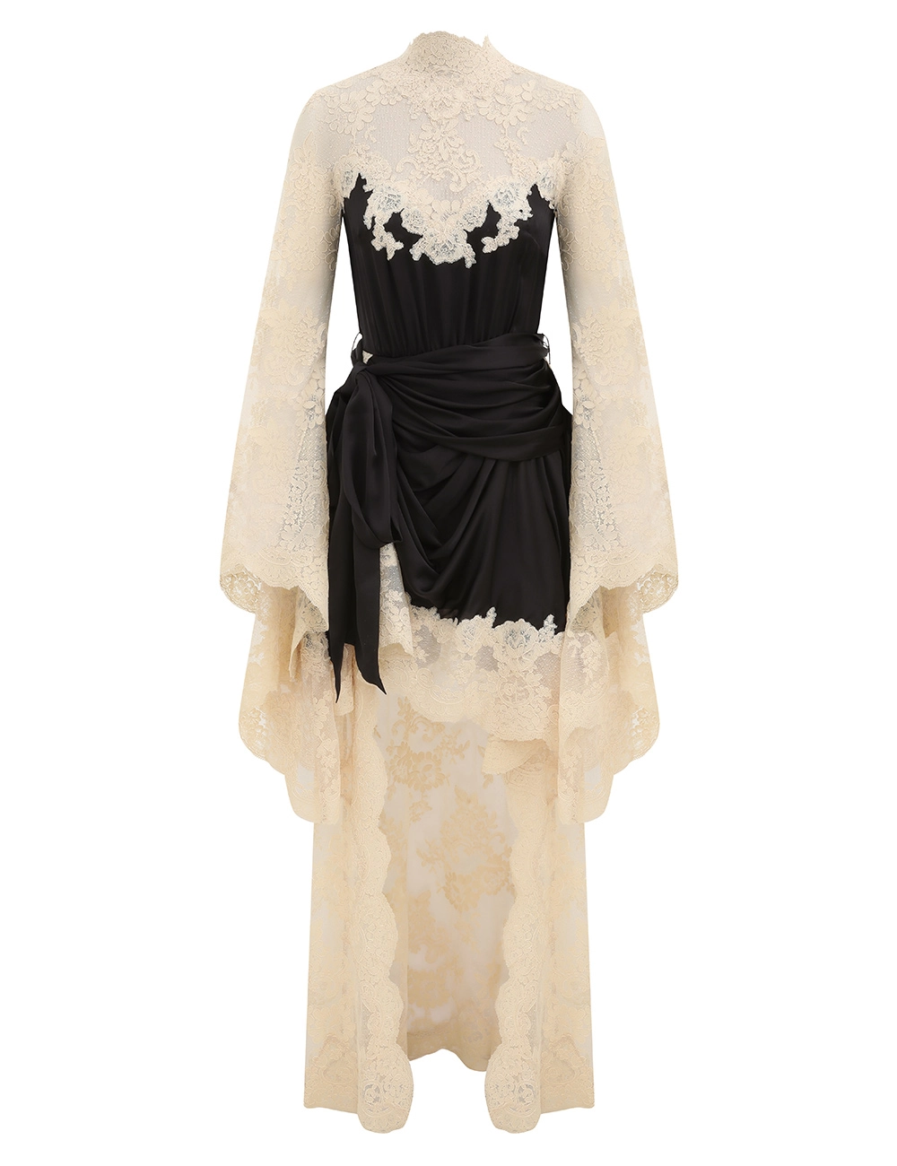 Hypnotic Satin Drape Dress