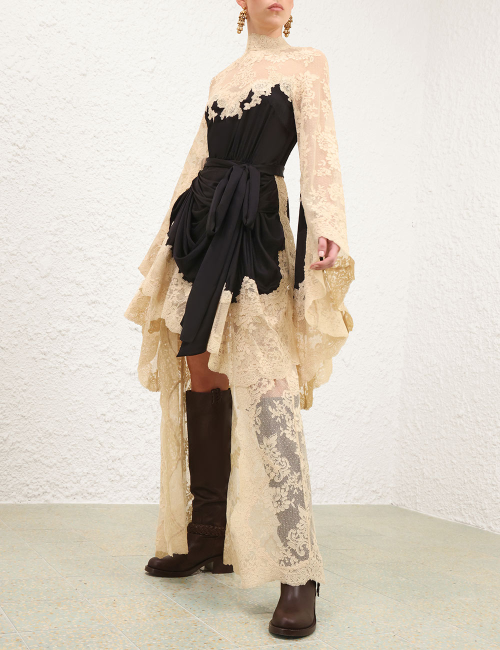 Hypnotic Satin Drape Dress 8 Hypnotic Satin Drape Dress