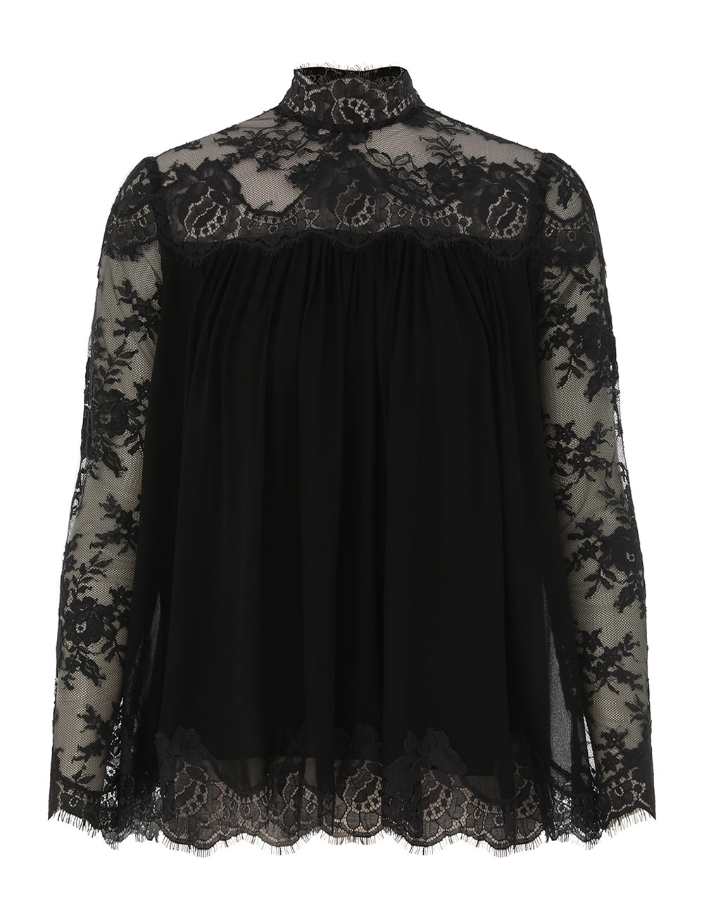 Hypnotic Lace Yoke Top